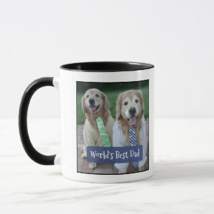 Tasse Fête des pères du papa du monde de golden