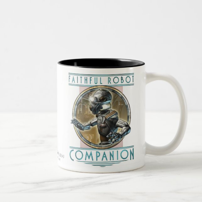 Tasse fidèle de compagnon de robot (Droit)