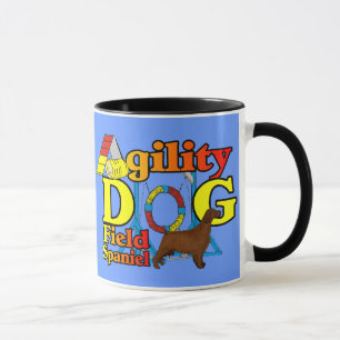 Tasse Field Spaniel Agilité