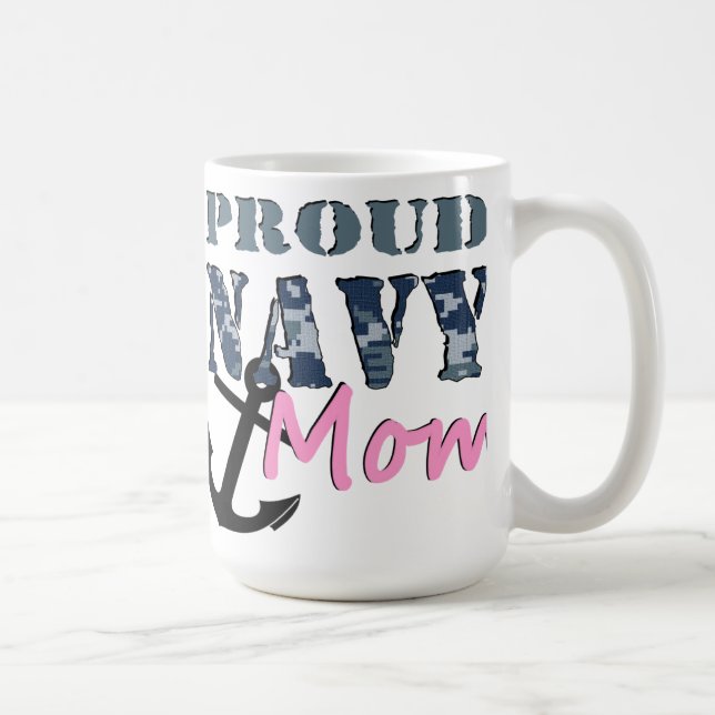 Tasse fière de maman de marine (Droite)