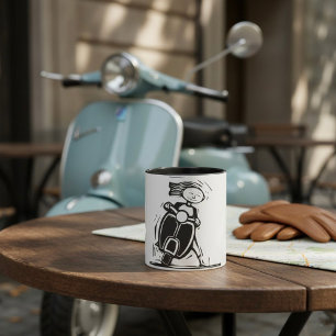 Tasse Fille à Trottinette