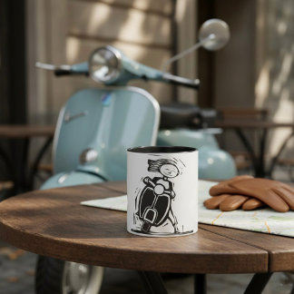 Tasse Fille à Trottinette