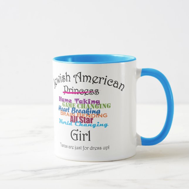 Tasse Fille américaine juive (Droite)