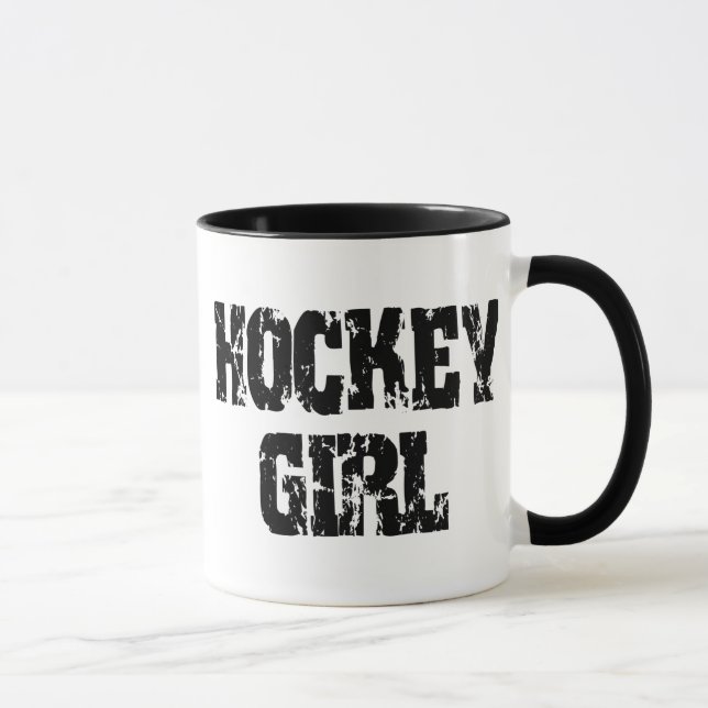 Tasse Filles d'hockey de fille d'hockey (Droite)