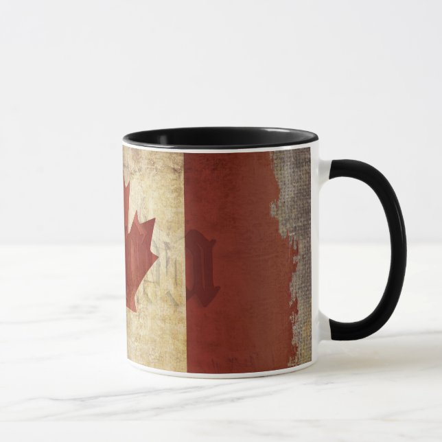 Tasse Flag of Canada / Grunge... (Droite)