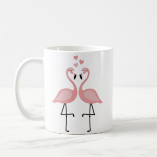 Tasse Flamants Roses en amour