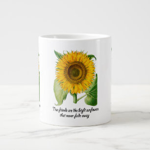 Tasse Fleur cadeau de la grande coupe Jumbo