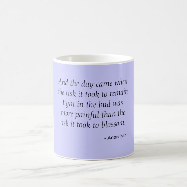 Tasse - fleur d'Anais Nin (Centre)