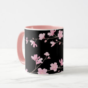 Tasse Fleur de cerisier - Noir