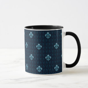 Tasse Fleur De Lis Pattern