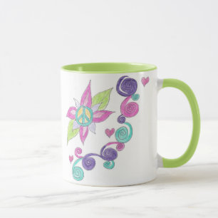 Tasse Fleur de paix
