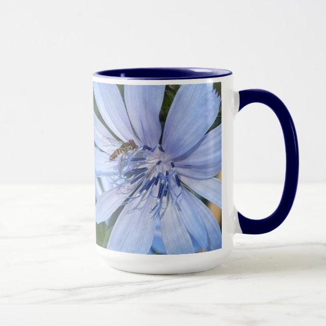 Tasse Fleur de Radicchio Bleu N Bee (Droite)