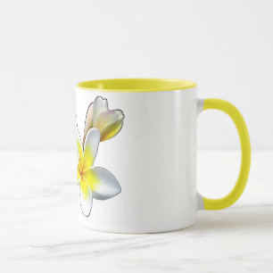 TASSE FLEUR LAOTIENNE DOK CHAMPA - PLUMERIA RUBRA