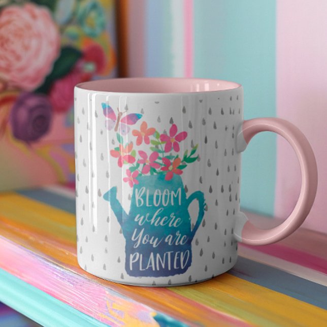 Tasse Fleur Où Vous Êtes Plantés (Créateur téléchargé)