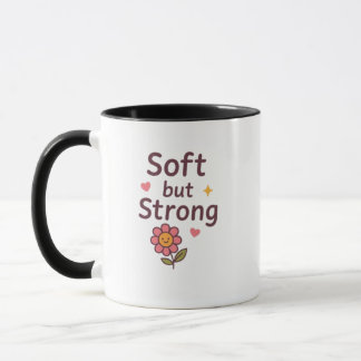 Tasse Fleur Pastel Mignonne – Douce mais Forte