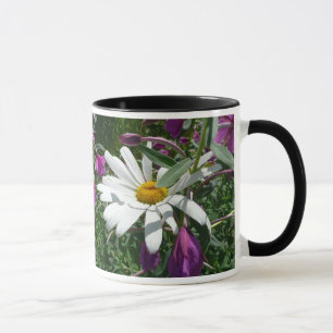 Tasse Fleur sauvage Daisy et Fireweed