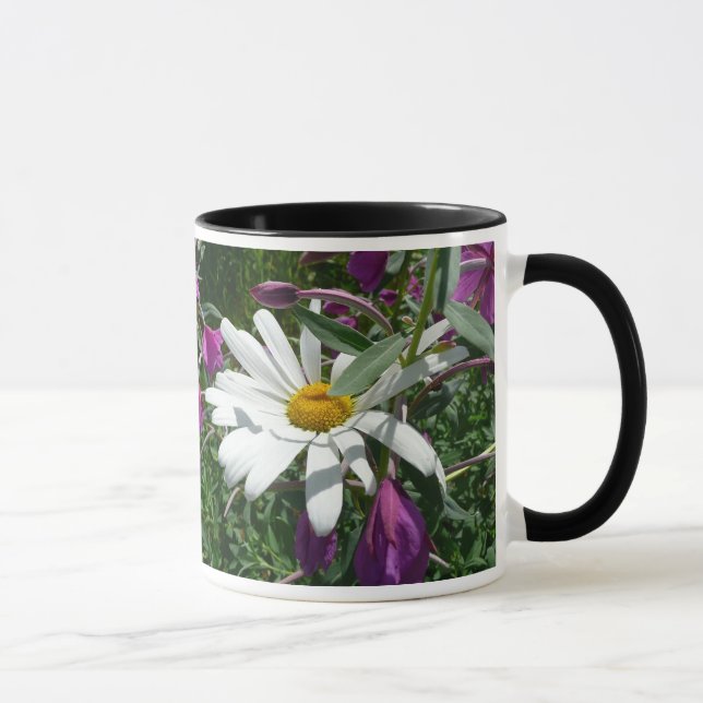 Tasse Fleur sauvage Daisy et Fireweed (Droite)