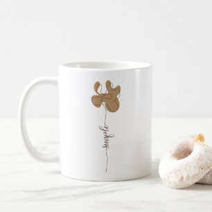 Tasse Fleur Simple Minimalisme