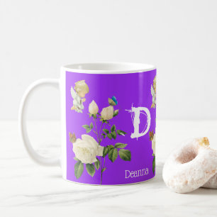 Tasse Fleurie Violette Angel Rose