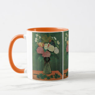Tasse Fleurs avec du lierre par Henri Rousseau, Floral V