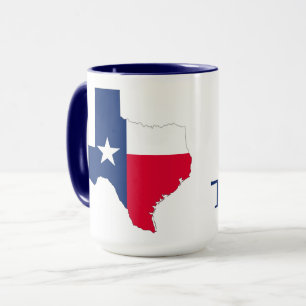 Tasse Fleurs de Bluebonnet du Texas avec couleurs