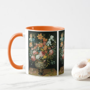 Tasse Fleurs de style baroque vintage dans un vase