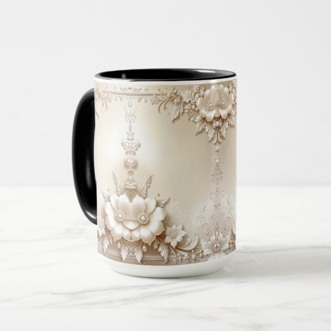 Tasse Fleurs d'Ivoire Mug (Devant gauche)