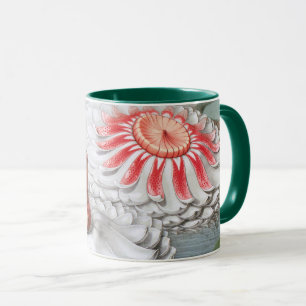 Tasse Fleurs Nénuphars vintages dans un étang de jardin