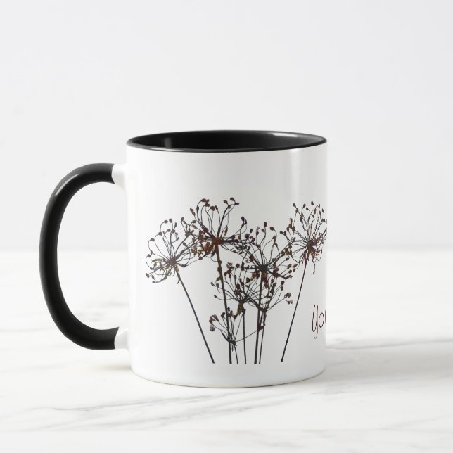 Tasse Fleurs séchées à l'aquarelle (Gauche)