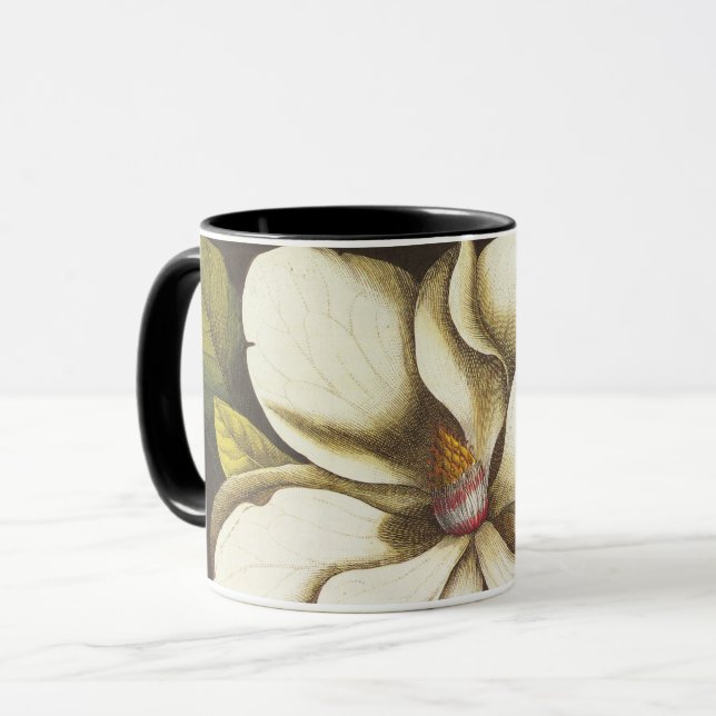 Tasse Fleurs vintages Magnolia Plante Avec Graines (Devant gauche)