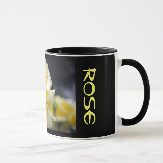 Tasse Floral rose jaune 5 (Droite)