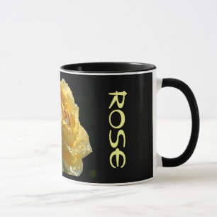 Tasse Floral rose jaune 6