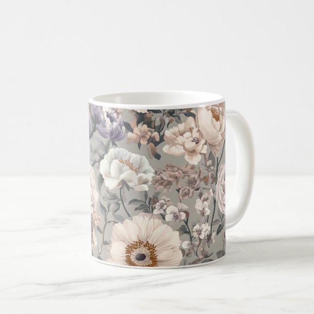 Tasse florale (Devant droit)