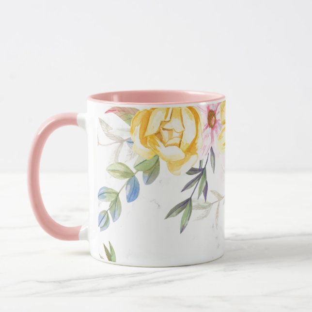 Tasse florale (Gauche)
