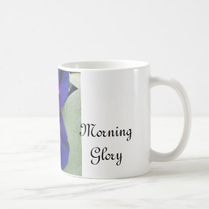 Tasse florale de la Gloire du Matin violette