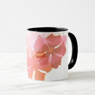 Tasse florale élégante