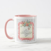 Tasse florale impressionnante de séjour