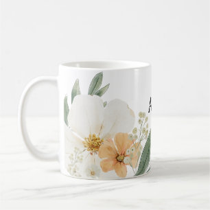 Tasse florale vintage Tout à Moi. Cadeau de tasse