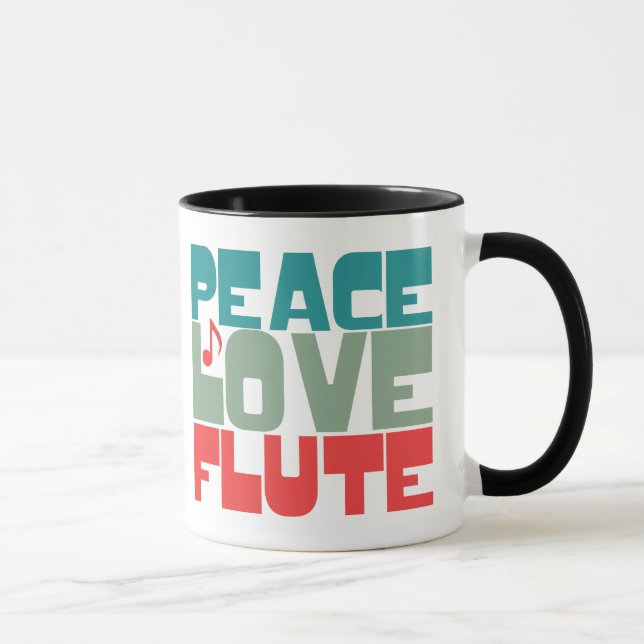 Tasse Flûte d'amour pour la paix (Droite)
