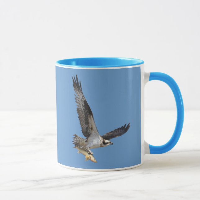 Tasse Flying Osprey & Fish Wildlife Photography (Droite)