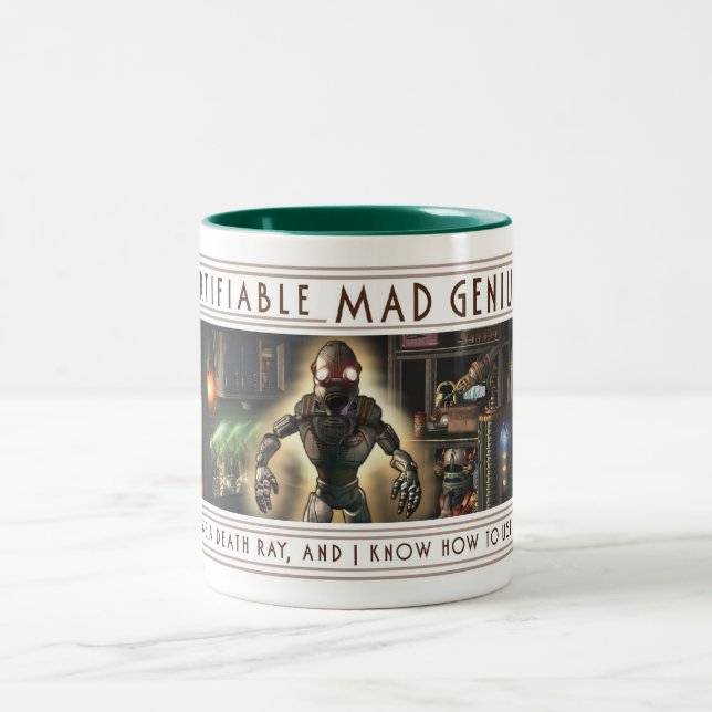 Tasse folle acceptable de génie (Centre)