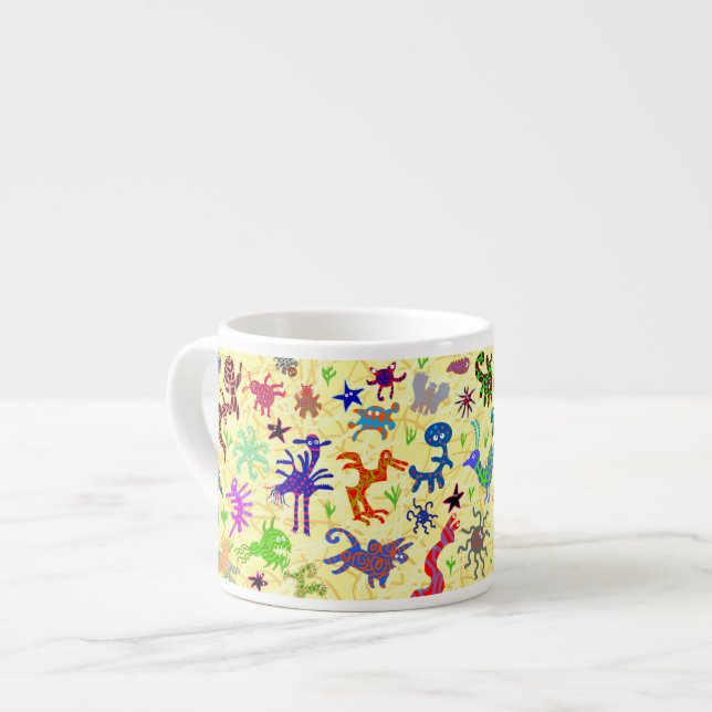 Tasse folle de café express de zoo (Devant gauche)