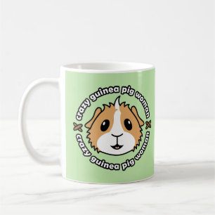 Tasse folle de femme de cobaye