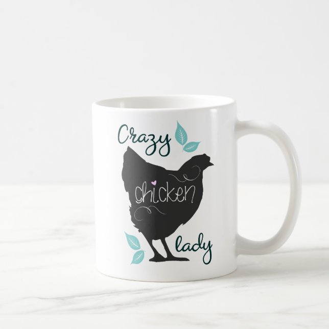 Tasse folle de Madame café de poulet (Droite)