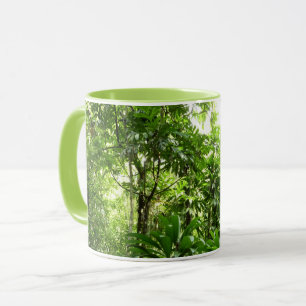 Tasse Forêt de pluie dominicaine I Nature verte tropical