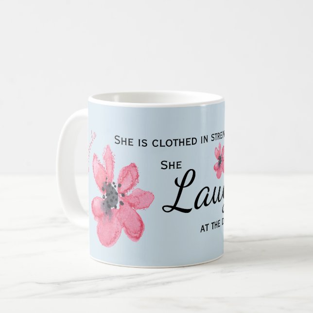 Tasse forte de femme des proverbes 31 (Devant gauche)