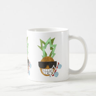 Tasse fraîche d'ananas