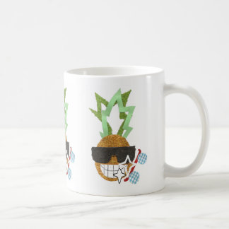 Tasse fraîche d'ananas
