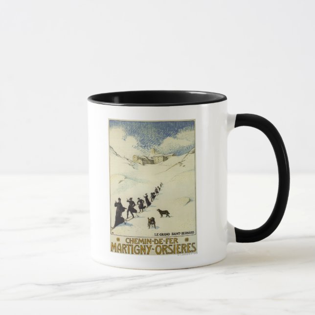 Tasse France - Moines Ski (Droite)