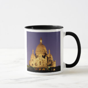 Tasse France, Paris, Sacré-Coeur au crépuscule.